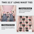thumbnail image 6 of Rottweiler and Pioneer Flower Apron-Garden Aprons for Women with Pockets-Cotton Linen Waterproof Kitchen Cooking Gardening Aprons Adjustable for Kitchen,Cooking,BBQ and Salon 33x27 Inch, 6 of 7