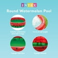 thumbnail image 3 of Intex 66-Inch Round Watermelon Inflatable Kids Swimming and Wading Pool, Durable Vinyl Backyard Outdoor Pool for Toddlers, Inflatable Backyard Summer Pool for Kids and Family Fun (58448EP), 3 of 5
