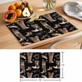 thumbnail image 6 of Brown Black Cowboy Placemats Set of 4 Country Western Vintage Place Mats Indoor Wipeable Table Mats Washable Cloth Dining Table Placemats for Kitchen Holiday Party Home Decor 13x19 Inch, 6 of 9