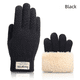 thumbnail image 2 of Guantes de pantalla táctil de doble capa para otoño e invierno, guantes de punto de lana cálidos con jacquard engrosados con forro polar para hombre, 2 of 5