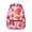 Geometric Circle Pink, variant on Geometric Circle Pink Pattern Backpack for School, Cute School Bag with Adjustable Shoulder Straps and Padded Back, 15.3"x11"x7.1"