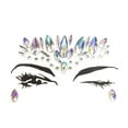 thumbnail image 3 of Minnieouse Joyas para la cara de los ojos, pegatinas autoadhesivas de diamantes de imitación, joyería geométrica, decoraciones para uñas DIY, Tratamientos faciales Blanco, 3 of 6