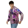 thumbnail image 4 of Lsque Five Nights At Freddy'S for Mens Full-zip Hoodie, Zip-up Pullover Hooded Sweatshirt, Kangaroo Pocket Hoodie Ideal for Daily Wear, Travel, and Home-Large, 4 of 8