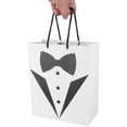 thumbnail image 2 of simhoa Sac Cadeau en Papier Design Dapper Tuxedo avec Poignée Décoration de Fête de Mariage pour Hommes Option C, 2 of 7