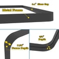 thumbnail image 4 of VIPLOOK Framed Wall Mounted Bathroom Vanity Mirror 32" * 24" - Black, 4 of 9