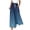 Blue, variant on Wide Leg Pants for Women Gradient Flowy Hem Elastic Waist Trousers with Drawstring Thin Breathable Loose Fit Elegant Pants Pink 2XL