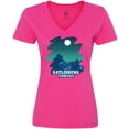 thumbnail image 3 of Inktastic Smoky Mountains Gatlinburg Tennessee with Bear Women's V-Neck T-Shirt, 3 of 5