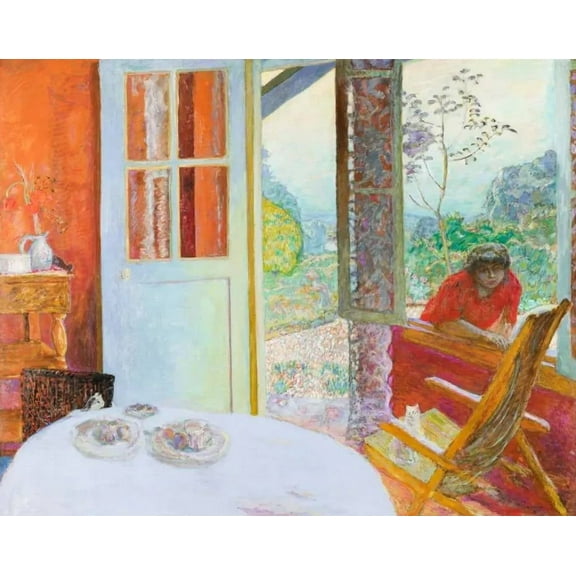 .Decor Poster.Room art wall.Pierre Bonnard painting.Country dining room 11 x 17 Inch Poster