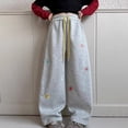 thumbnail image 4 of Girls Pants Size 10-12 Streetwear Casual Elastic Waisted Sweatpants with Drawstring Joggers for Girls, 4 of 6