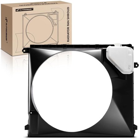 A-Premium Engine Radiator Cooling Fan Shroud with Expansion Coolant Tank Compatible with Toyota Tacoma 2005-2019 2.7L, Replace# 167110C140