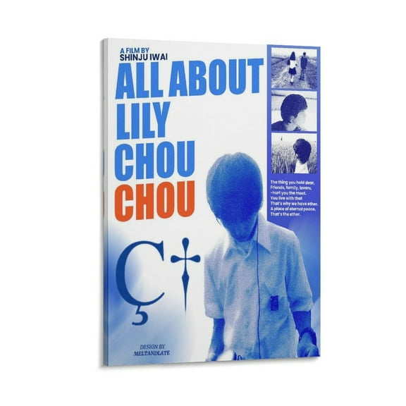 Movie Poster All About Lily Chou Chou Poster (3) Print Photo Art Painting Canvas Poster Home Decorative Bedroom Modern Decor Posters Gifts 16x24inch(40x60cm)