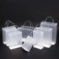 thumbnail image 1 of Bolsas de regalo transparentes para invitados, bolsa de embalaje para dulces, recuerdo, boda, cumpleaños, Navidad, 10/20 piezas, 1 of 4