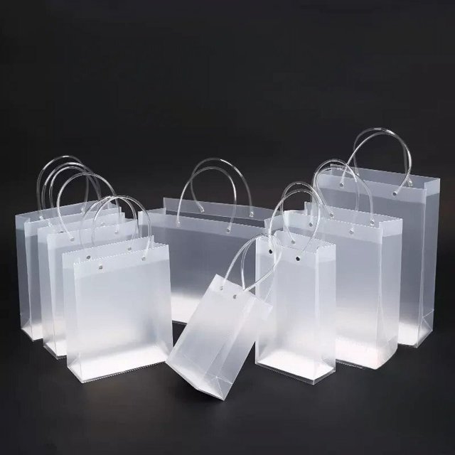 Bolsas de regalo transparentes para invitados, bolsa de embalaje para dulces, recuerdo, boda, cumpleaños, Navidad, 10/20 piezas