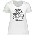 thumbnail image 3 of Inktastic Summer Vacation Mode Cocoa Beach Florida Women's Plus Size T-Shirt, 3 of 5
