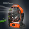 thumbnail image 4 of facefd Multifunctional Camping Fan LED Lantern Portable 5000mAh Rechargeable Fan for Desk for Outdoor Camping Home Office, 4 of 6
