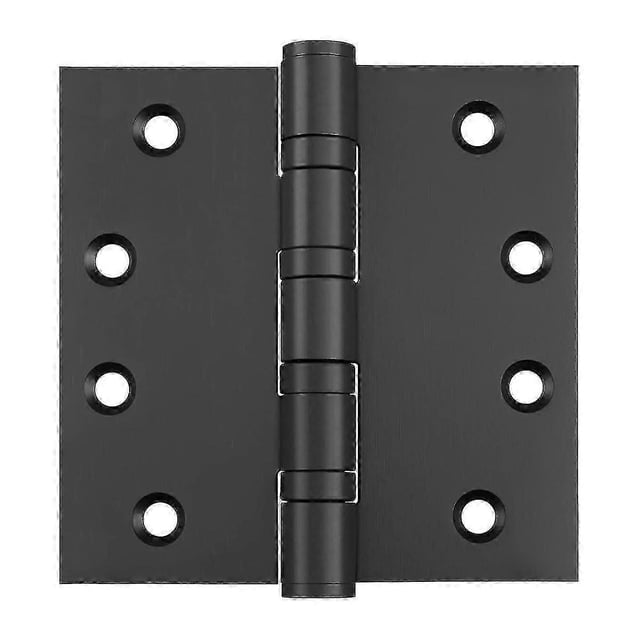 Stainless Steel Black 4Inch Door Hinges for Exterior Doors Ball Bearing Door Hinges 4In X 4In Door