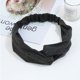 thumbnail image 5 of Paquete de 8 diademas de color sólido para mujer, bandas elásticas bohemias anudadas para el cabello Namotu HMHZ330, 5 of 7