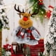 thumbnail image 5 of Adornos navideños, Regalos navideños, Colgante de tela navideño, Muñeco navideño pequeño, Colgante pequeño para árbol de Navidad, Adornos para colgar en el árbol de Navidad, Colgante pequeño de regalo, 5 of 6