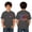 Dark Gray, variant on Boys Patriotic Shirt Relaxed Fit Stretch 250 Anniversary T-Shirt Breathable Soft Kids Summer Clothing Navy 8-9 Years