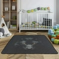 thumbnail image 3 of WOBOGO Dark Wolf Face Baby Playmats Extra Large Waterproof Rollable Activity Pads for Toddlers 50×50inch, 3 of 7