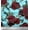 Pastel Mint, variant on Soimoi Black Cotton Duck Fabric Leaves & Maroon Floral Printed Craft Fabric by The Yard 42 Inch Wide