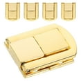 thumbnail image 5 of Raindrops 5pcs Retro Style Zinc Alloy Toggle Catch Lock Rectangle Suitcase Lock Hasp Chest Latch Hardware For Toolbox Suitcase Jewelry Box, 5 of 8