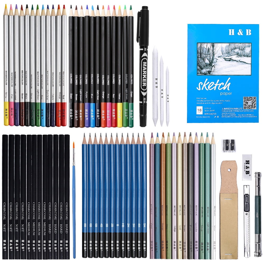 Wynhard HB Pencil Drawing Pencils for Artist Kids Sketch Pencils Set Kit  Drawing Pencil Set Kit