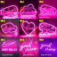 thumbnail image 1 of Letrero Led de neón para Gamer, decoración de pared de Good Vibes, Gamezone, luz nocturna, Fiesta en casa, decoración de boda, 1 of 4
