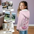 thumbnail image 7 of Chririnla Flower Cute Axolotl Fuzzy Hooded Pullover for Youth and Teen Girls - Fuzzy Sweatshirts for kid Trendy Fall Top for School and Casual Outerwear, 7 of 7
