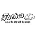 thumbnail image 2 of Grey, Jace 32x14 Gold Ornate Wood Framed with Double Matting Museum Art Print Titled - Father Wallet, 2 of 4