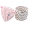 thumbnail image 3 of Shisuyan Contenant de Rangement pour Bricoles Tissage en Coton Rouge 1 Pcs 7.1 X 10.6 Po, 3 of 8