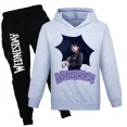 thumbnail image 5 of Sudadera con capucha Wednesday Adams para niños, sudadera con capucha para niños y niñas, sudadera estampada para niños pequeños de 3 a 12 años, conjunto deportivo, abrigo, ropa negra, 5 of 5