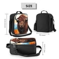 thumbnail image 2 of Balery Oil Painting Style Iceberg Yak Caja de Almuerzo y Bolsa de Almuerzo para Hombres y Mujeres, Bolsa de Almuerzo Reutilizable con Gran Capacidad, Bolsa de Almuerzo Aislada, 2 of 7
