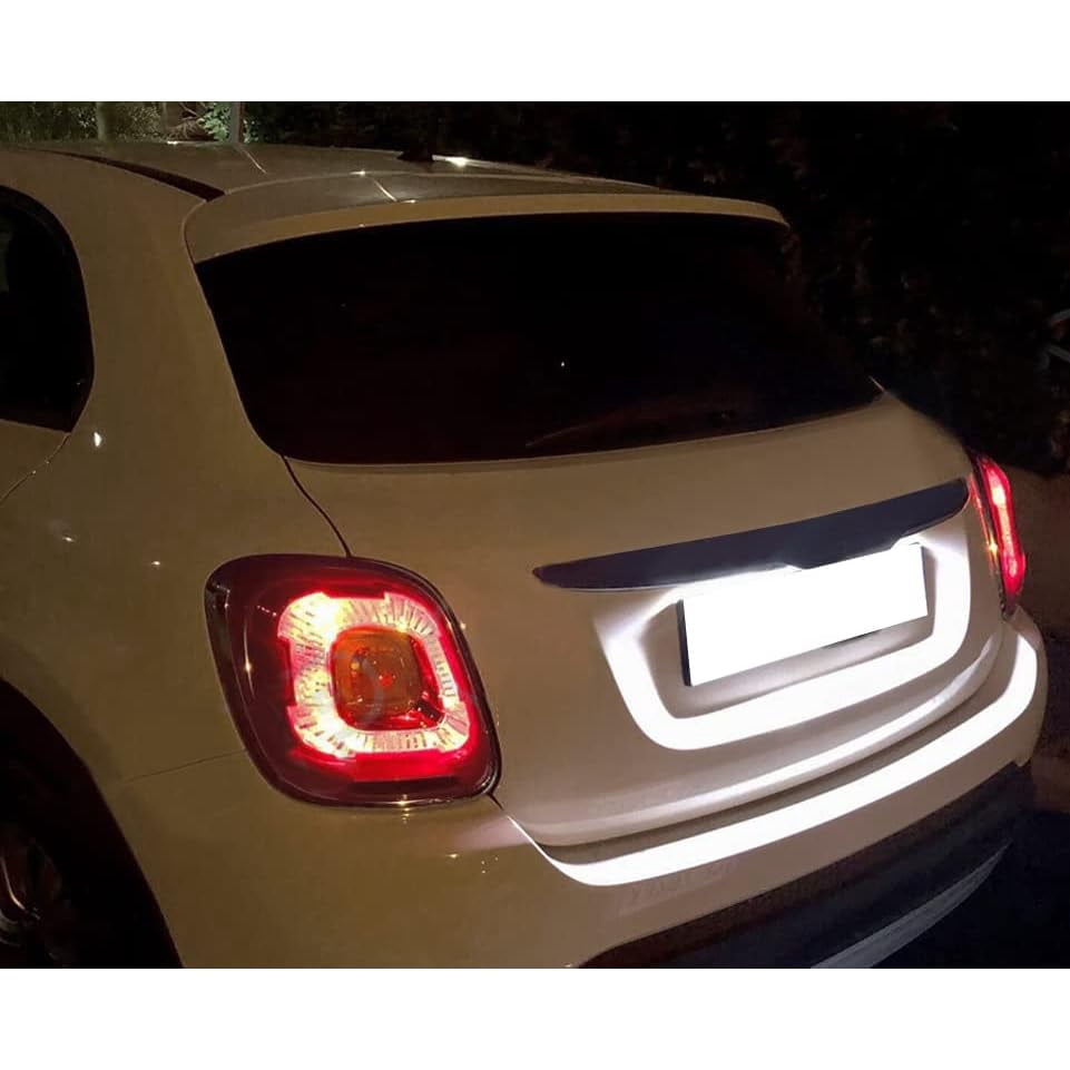 OEM-Fit 3W Full LED License Plate Light Kit For Fiat 2014-2019 500X SUV, Powered by 18-SMD Xenon White LED & Can-bus Error Free