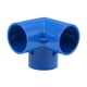 thumbnail image 3 of Conector de tubería en ángulo de 3 vías, grado de muebles, accesorios de esquina en tamaño de 1-1/4 pulgadas, azul, 3 of 3