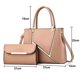 thumbnail image 2 of Nuevo bolso de mano de gran capacidad para dama con bolso de madre y bolso de un solo hombro de piel sintética de gran capacidad, 2 of 5