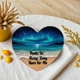 thumbnail image 5 of AUDeals Handmade Sea Glass Heart Ornament Fused Beach Glass Cute Gift for Women Mothers Day Valentines Day Wedding Decor Home Decor Beach Wedding Favors, 5 of 6
