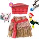 thumbnail image 3 of Disfraz de princesa Moana de Disney para niñas, disfraz de dos piezas para carnaval, cumpleaños, playa, fiesta hawaiana, 3 of 5