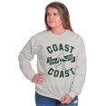 thumbnail image 3 of Bigfoot Coast to Coast Hide and Seek Unisex Plus Fleece Graphic Sweatshirt Brisco Brands 2X, 3 of 5