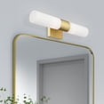 thumbnail image 3 of Livex Lighting Aero 2-Light Twist Lock Metal Vanity Lighting in Satin Brass, 3 of 16