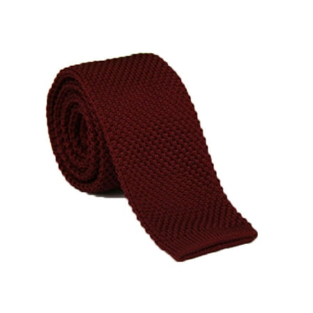 Fashion Men's Knitted Tie Necktie Casual Narrow Slim Skinny Solid Woven (Best Knot For Knit Tie)