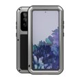 thumbnail image 1 of LOVE MEI Funda militar resistente para Samsung Galaxy S20 FE 0.18 oz con protector de pantalla de vidrio templado a prueba de golpes, polvo, arañazos, metal híbrido y gel de silicona, cubierta de cuer, 1 of 1