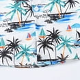 thumbnail image 7 of NIEWTR Toddler Boys Retro Geometric Print Short Sleeve Button Up Shirt Casual Stylish Tops for Kids(White,7-8 Years), 7 of 7