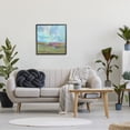 thumbnail image 2 of Stupell Industries Layered Abstract Grassland Scene Luminous Blue Sky Painting Black Framed Art Print Wall Art, Design by Michael Tienhaara, 2 of 7
