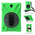 thumbnail image 2 of For Samsung Galaxy Tab S4 Case 10.5 inch SM-T830/T835/T837, 360 Hand Strap, Shoulder Strap, Kickstand, Rugged Drop Protection, Green, 2 of 7