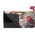 thumbnail image 4 of Ryvnso Mailbox Cover Magnetic Vintage Santa Claus with Cardinal Mailbox Wrap Large Size 25.5x21 Inch, 4 of 8