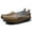 Khaki, variant on UKAP Women Leather Shoes Slip On Loafers Round Toe Flats Womens Casual Shoe Comfort Brown 9