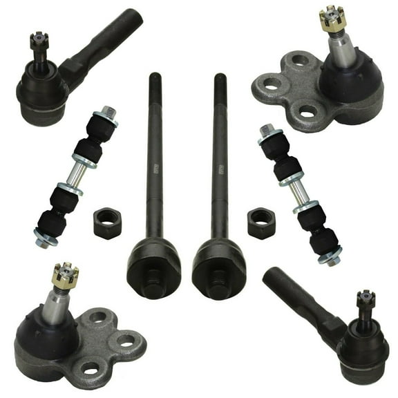 8 Pc Kit Front Inner and Outer Tie Rod Ends / Lower Ball Joints / Sway Bar End Links Fits select: 2002-2007 BUICK RENDEZVOUS, 2005-2006 CHEVROLET UPLANDER