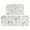 Pioneer Flower Floral, variant on Pioneer Flower Floral Print Pattern Kitchen Rugs Sets Of 2,Anti Fatigue Kitchen Mat Rugs Non Slip Washable,Decorative Kitchen Floor Mats for Kitchen,Sink,Laundry,17"x30" 17"x47"
