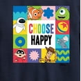 thumbnail image 3 of Disney - Choose Happy Grid - Toddler & Youth Crewneck Fleece Sweatshirt, 3 of 5